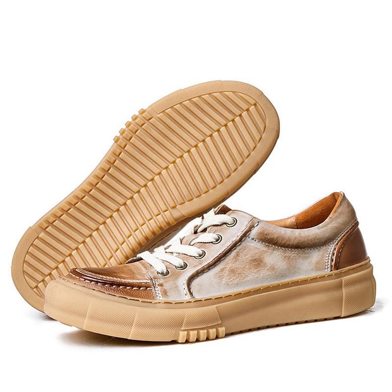 Opp France Men Leather Breathable Casual Shoes