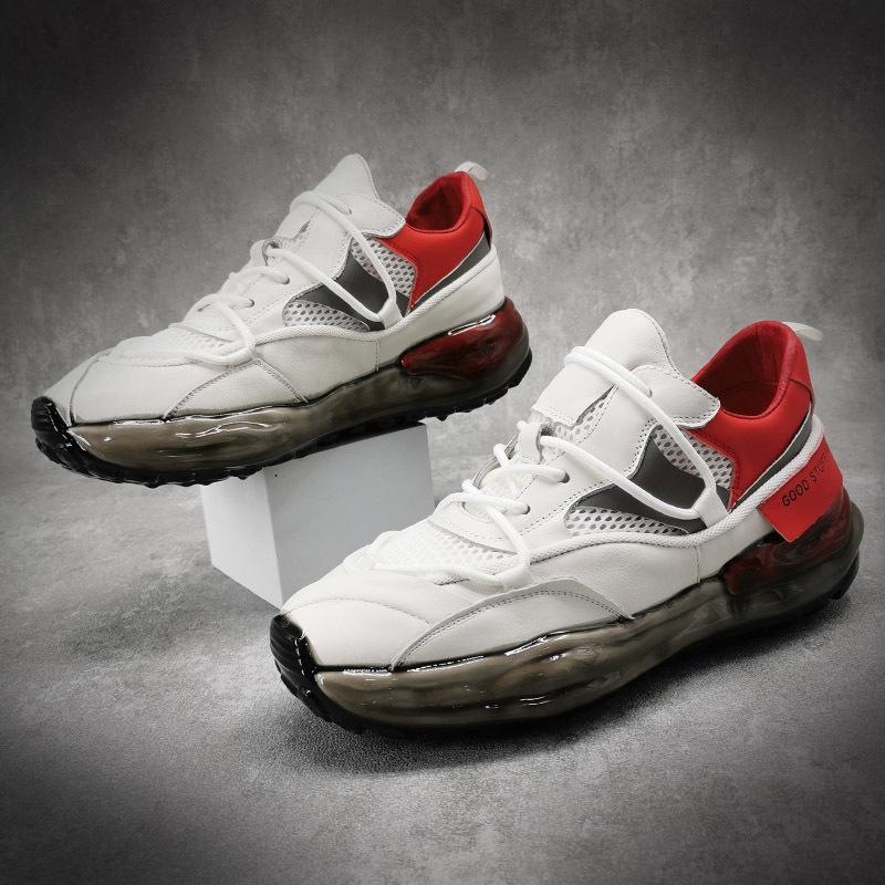 Opp France Men Leather Breathable Sneakers