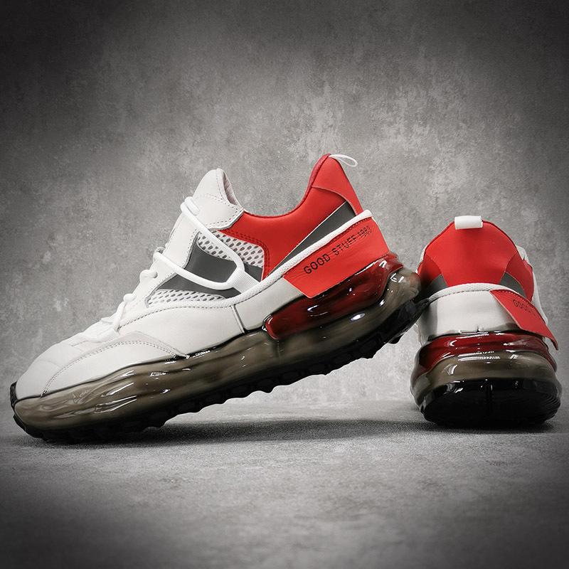 Opp France Men Leather Breathable Sneakers