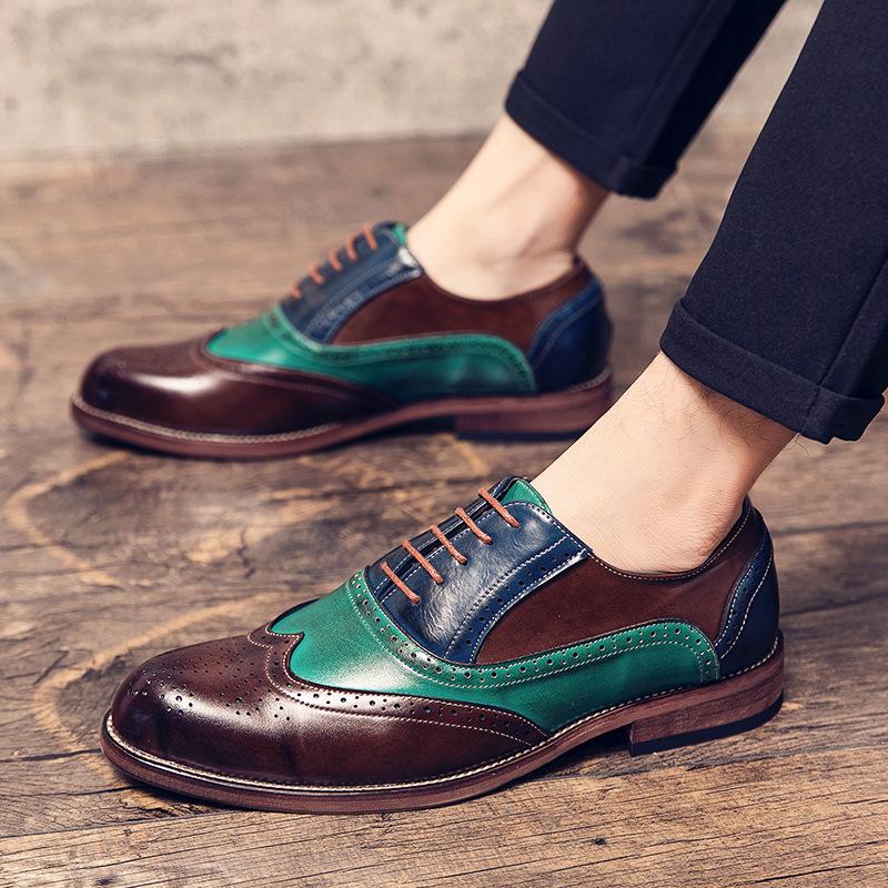 Opp France Men Leather Oxfords