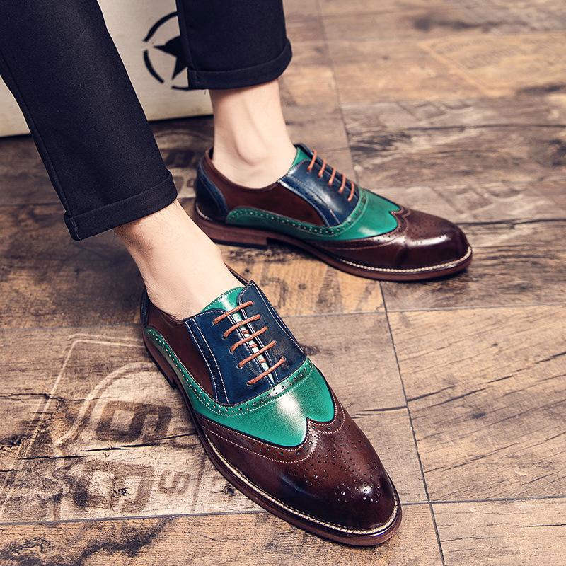 Opp France Men Leather Oxfords