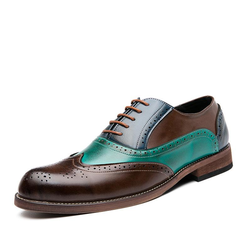 opp france Men Leather Oxfords
