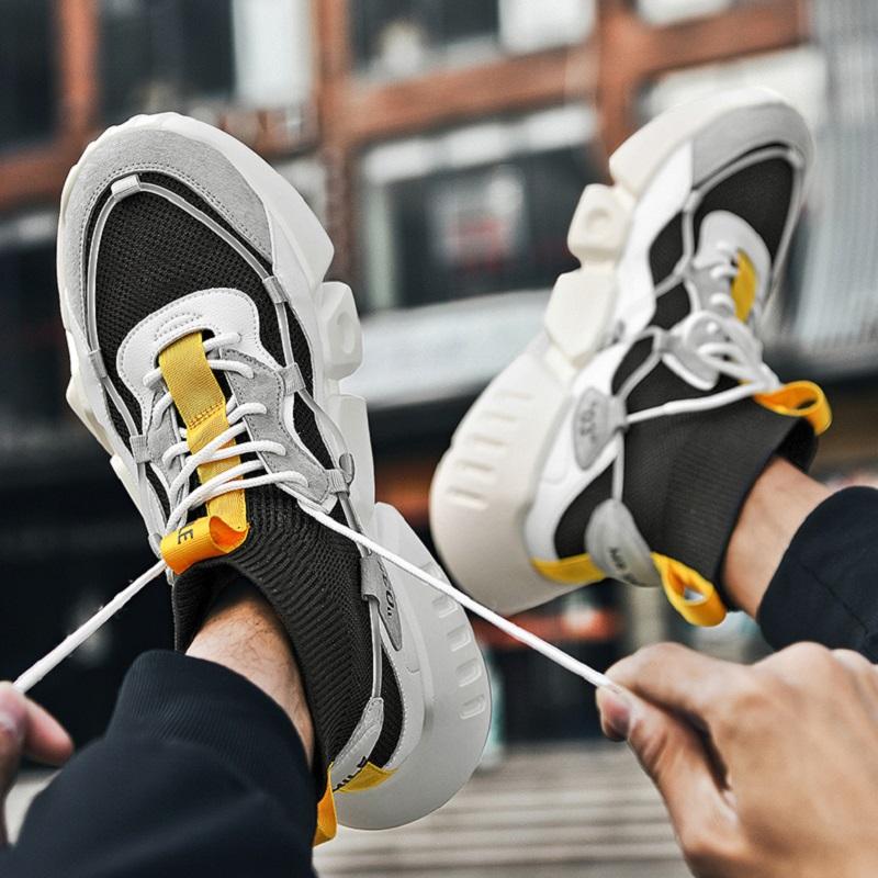 Opp France Men Mesh High Top Sneakers