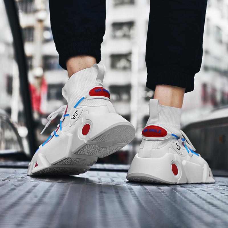 Opp France Men Mesh High Top Sneakers