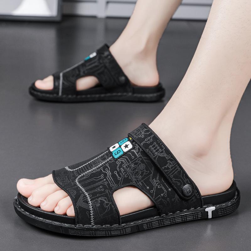 Opp France Men Outer Wear Soft Bottom Slippers