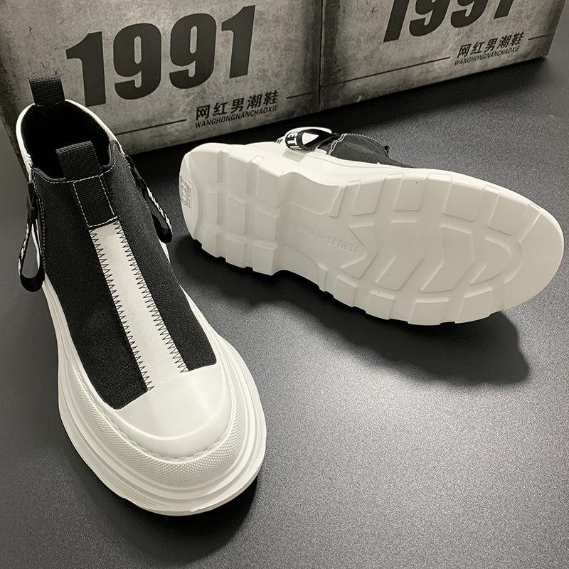 Opp France Men Platform High Top Casual Shoes