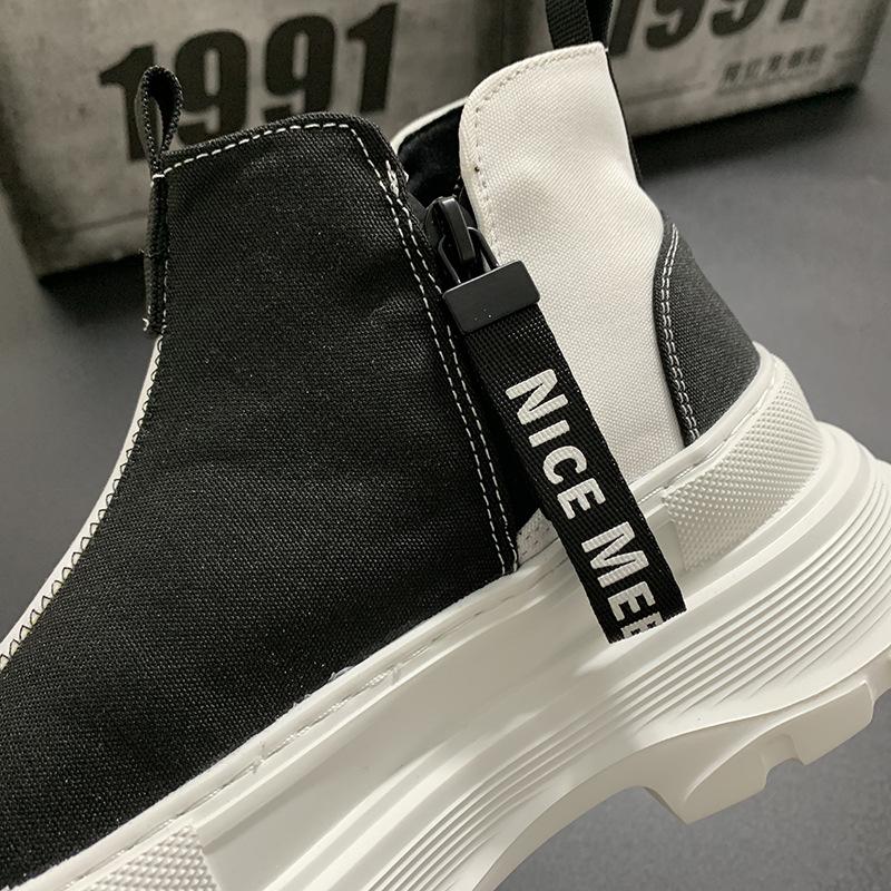 Opp France Men Platform High Top Casual Shoes