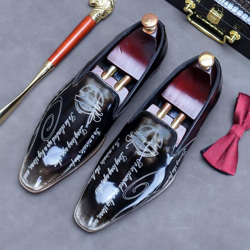 Opp France Men Pointed Toe Oxford Shoes