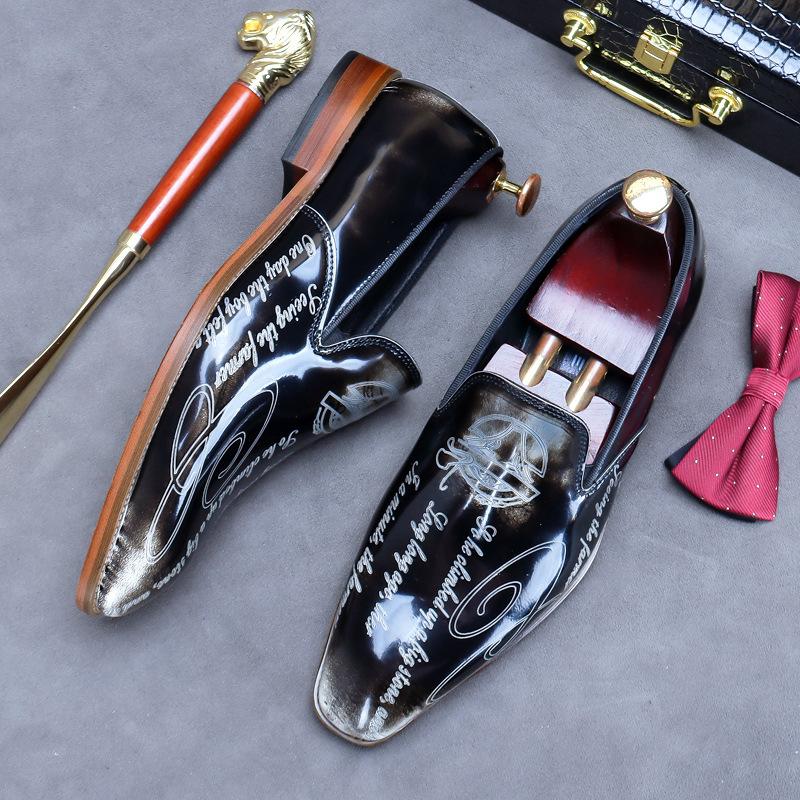 Opp France Men Pointed Toe Oxford Shoes