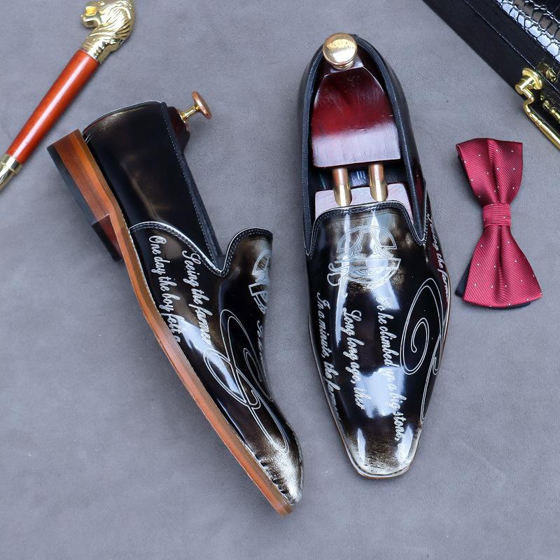 Opp France Men Pointed Toe Oxford Shoes