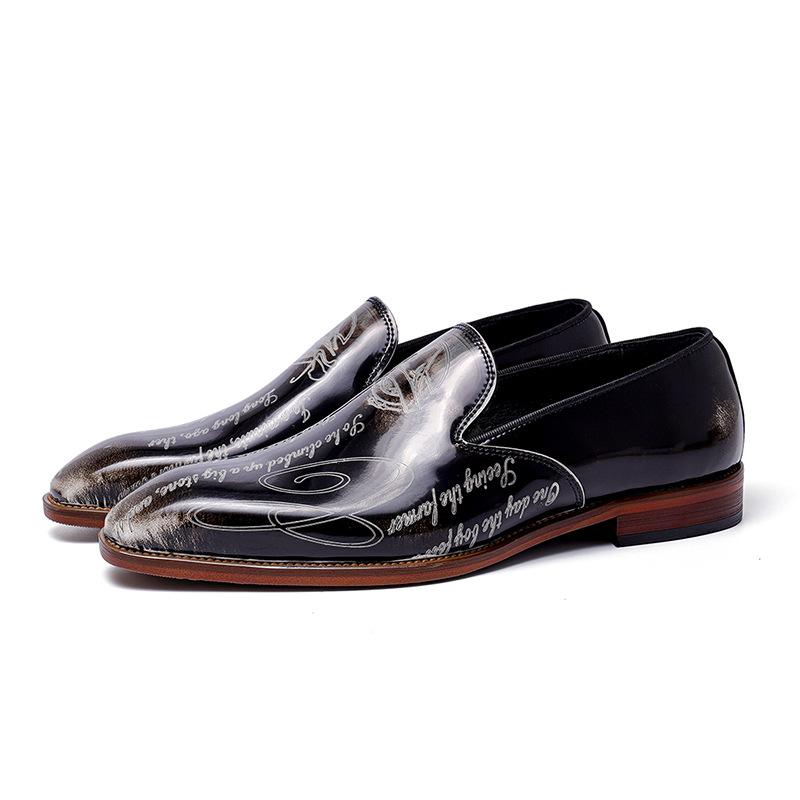 opp france Men Pointed Toe Oxford Shoes