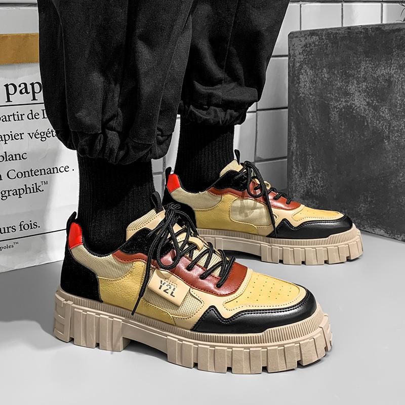 Opp France Men Retro Platform Casual Shoes