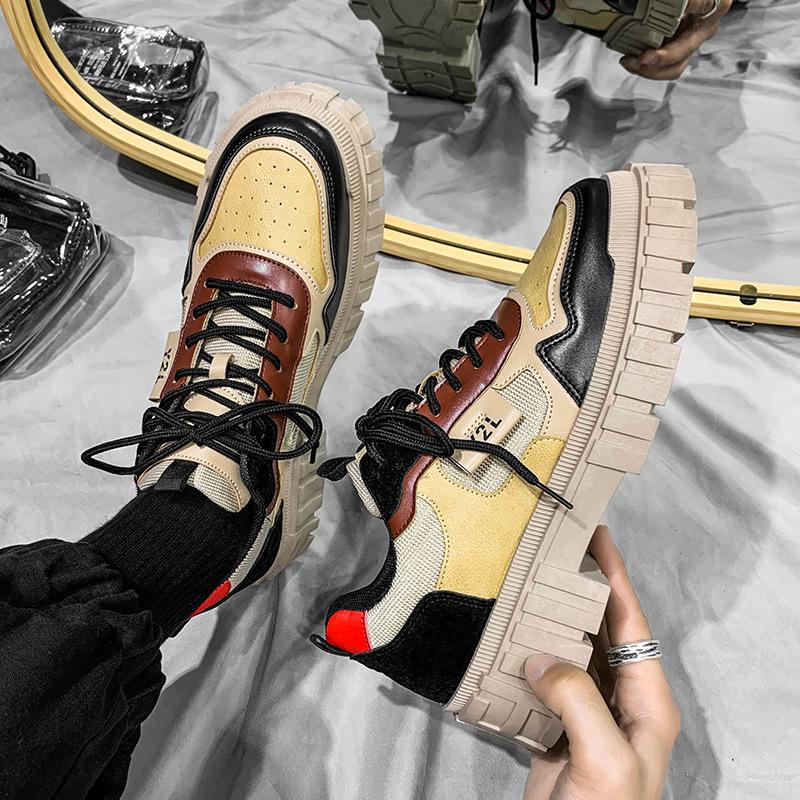 Opp France Men Retro Platform Casual Shoes