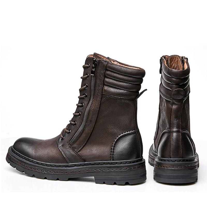 Opp France Men Soft Leather High Boots