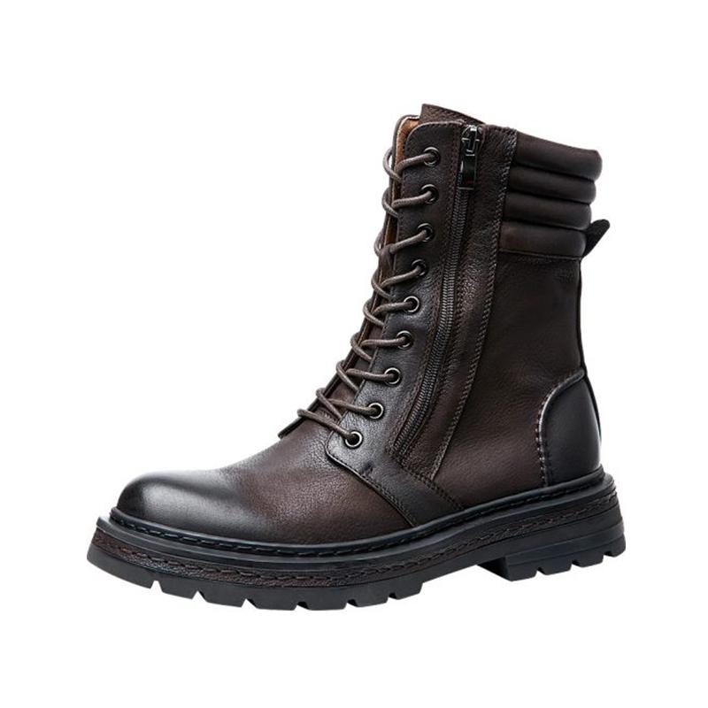 opp france Men Soft Leather High Boots