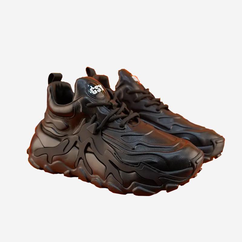 Opp France Men Suede Fashion Casual Shoes Black