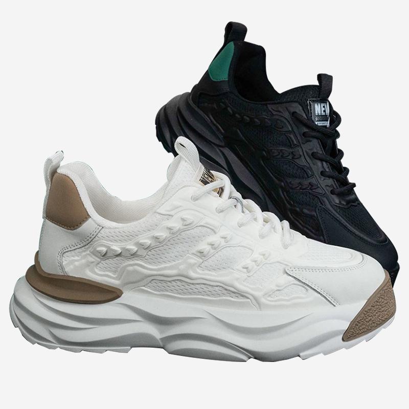 Opp France Men Suede Runner Casual Shoes White