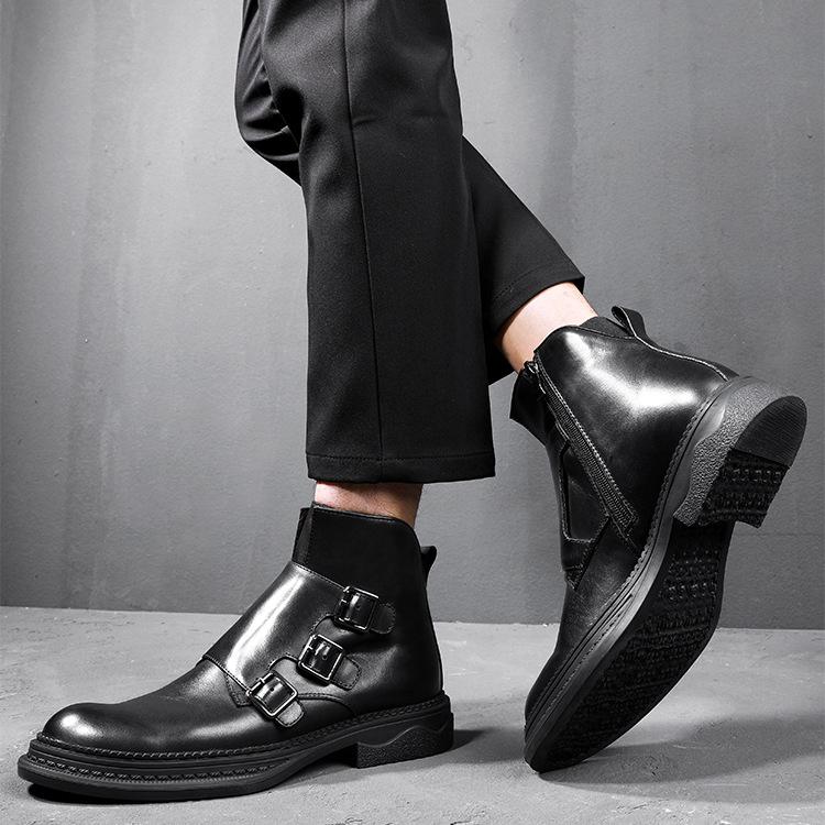 Opp France Men Trend Biker Boots