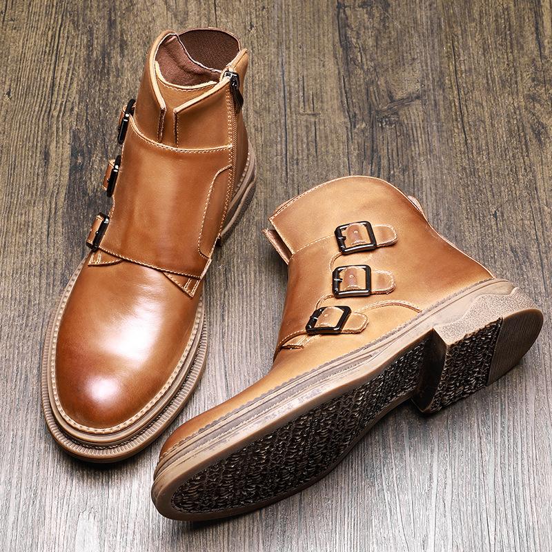 Opp France Men Trend Biker Boots