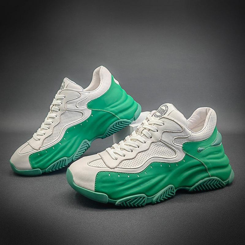 Opp France Men Trendy Leather Casual Sneakers