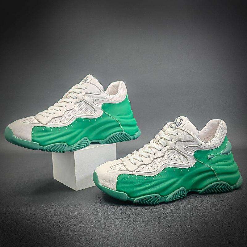 Opp France Men Trendy Leather Casual Sneakers