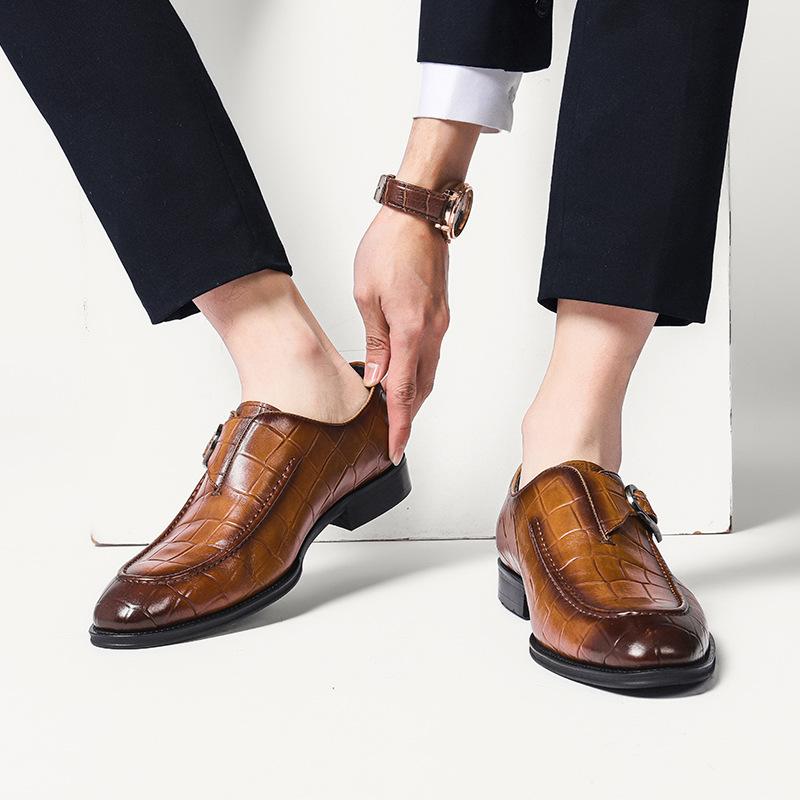 Opp France Men Vintage Formal Oxford