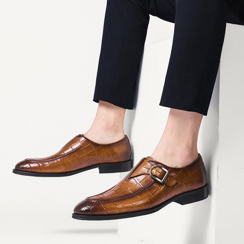 Opp France Men Vintage Formal Oxford