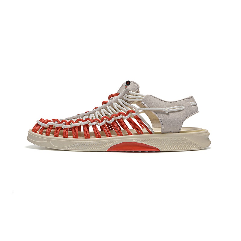 Opp France Men Weave Sandals Beige