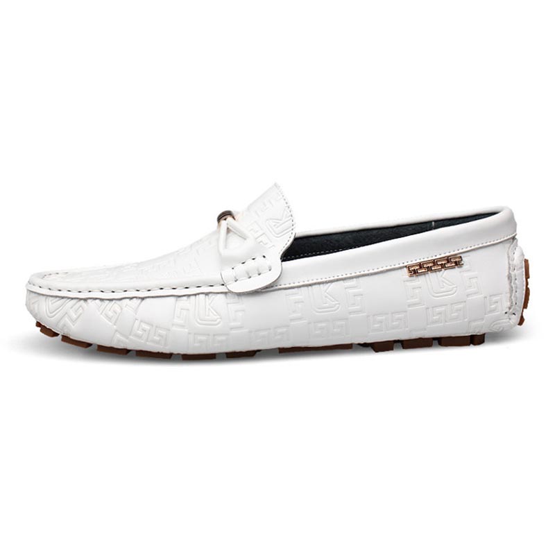 opp france Metal Embossed Casual Loafers
