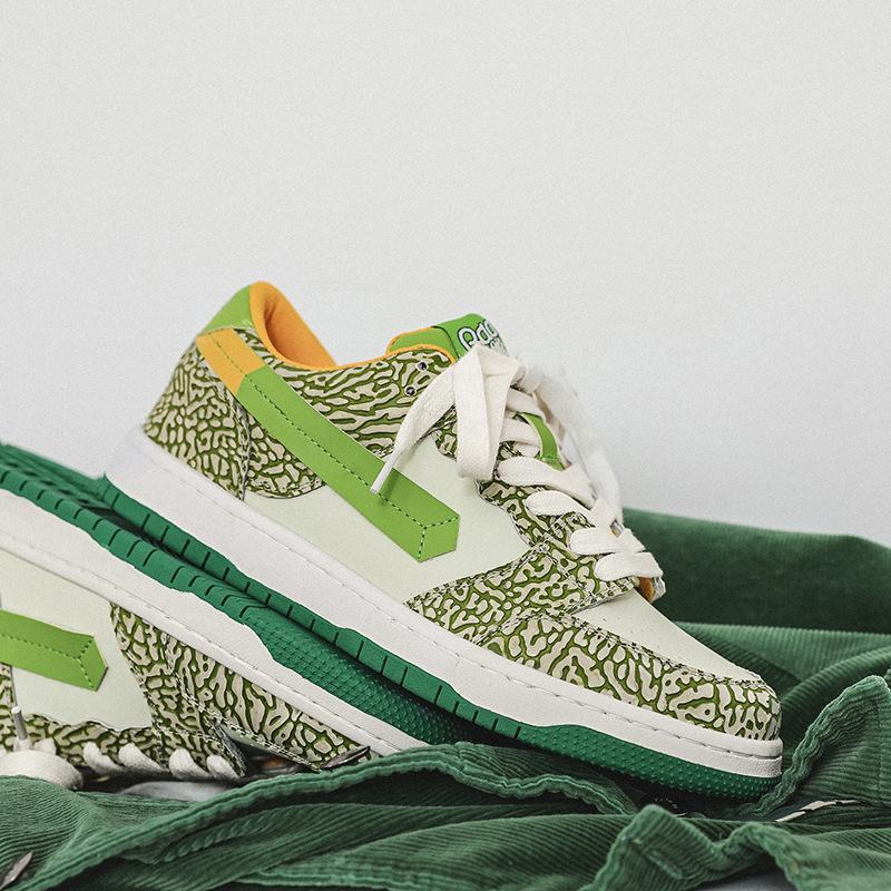 Opp France Niche Design Casual Shoes Green