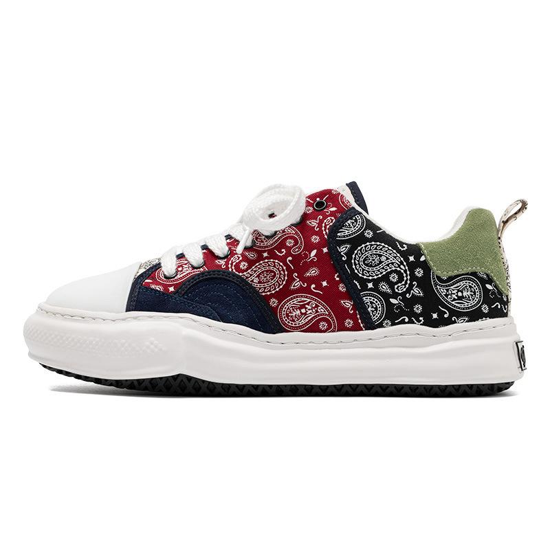 opp france Patchwork Contrast Pattern Casual Shoes
