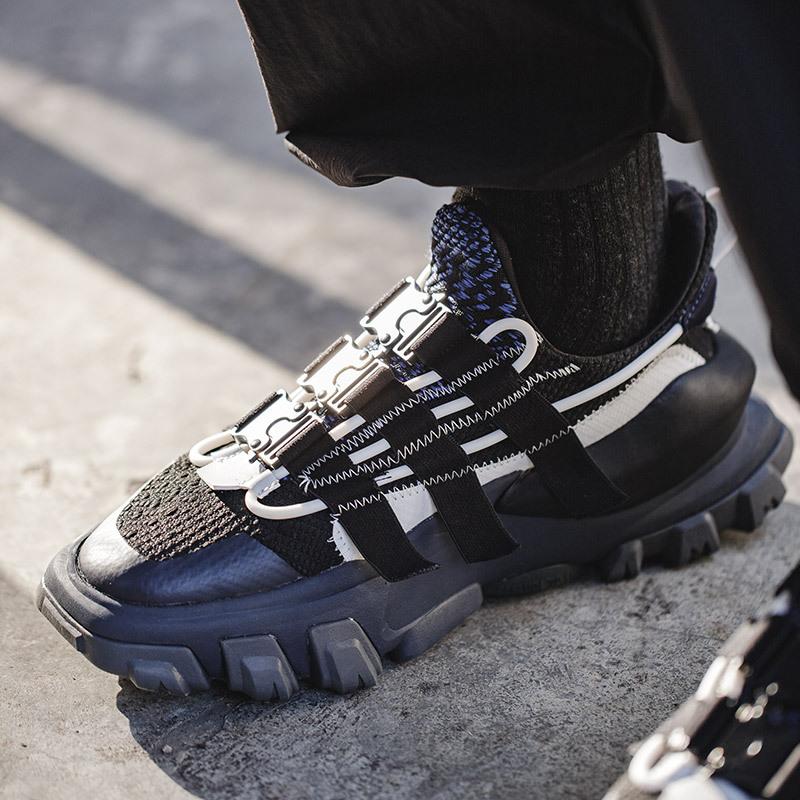 Opp France Platform Heightened Design Sneakers