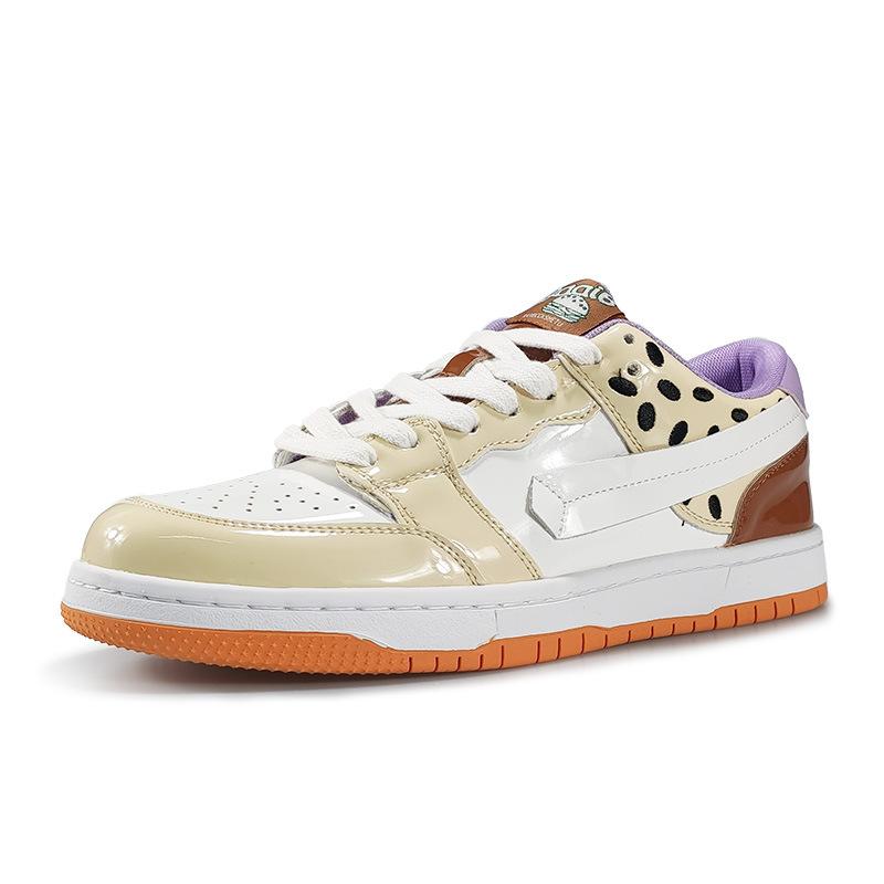 Opp France Skateboard Casual Sneakers Beige