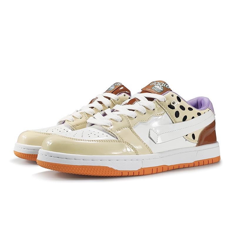 opp france Skateboard Casual Sneakers Beige