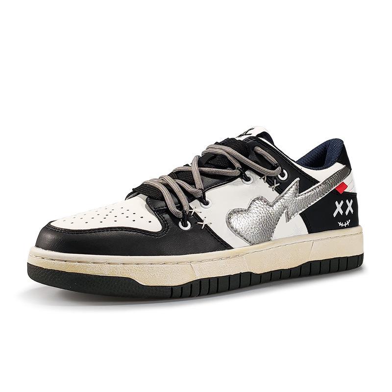 Opp France Skateboard Casual Sneakers Black