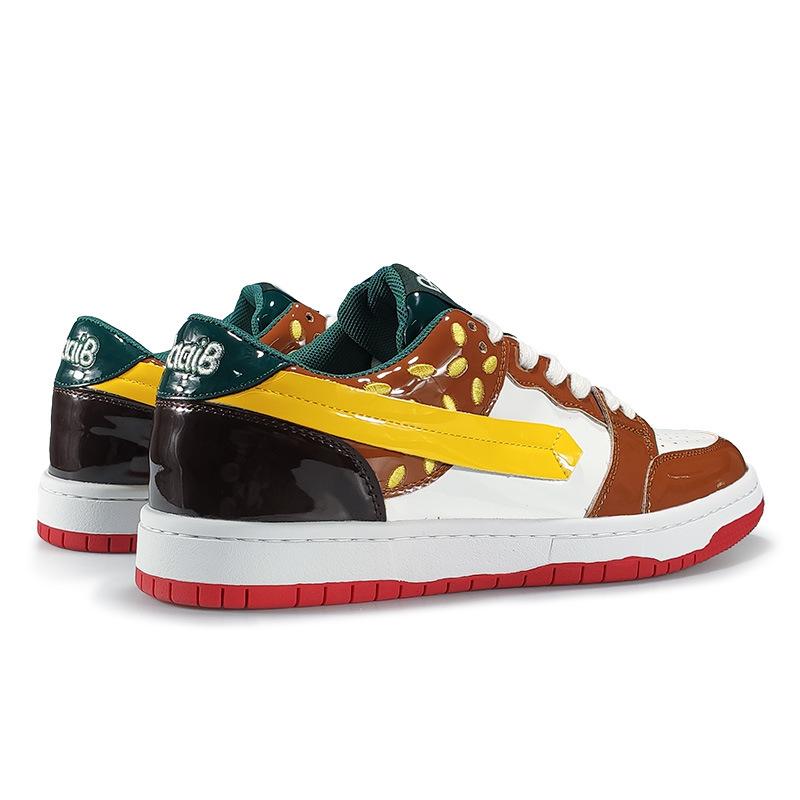 Opp France Skateboard Casual Sneakers Brown