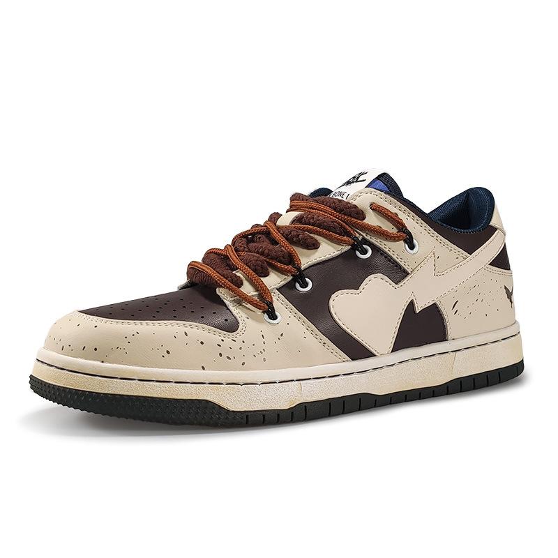 Opp France Skateboard Casual Sneakers Khaki