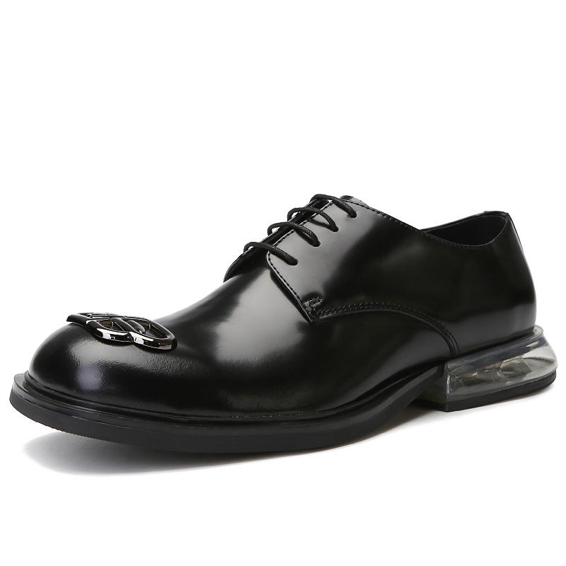 opp france Square Toe Cushioned Soft Sole Oxfords