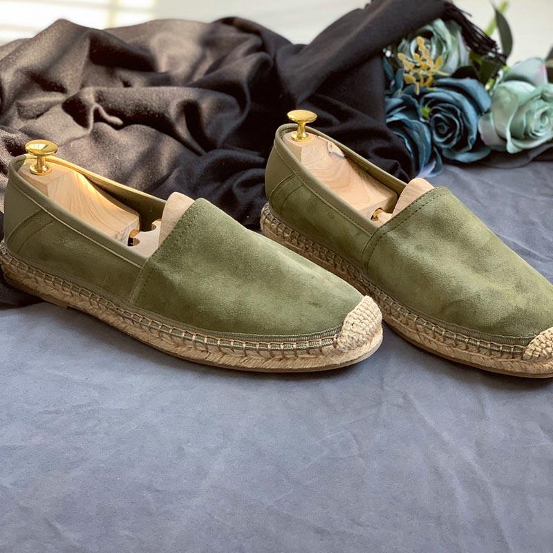 Opp France Suede Round-toe Fisherman Shoes