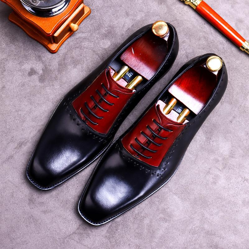 Opp France Two-tone Brogue Oxfords