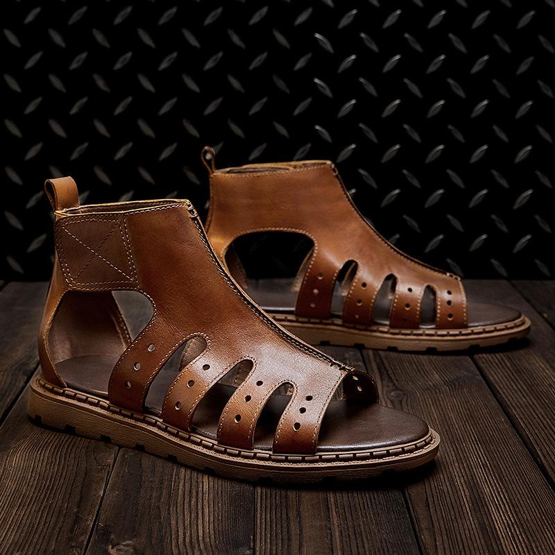 Opp France Velcro Breathable Cutout Sandals