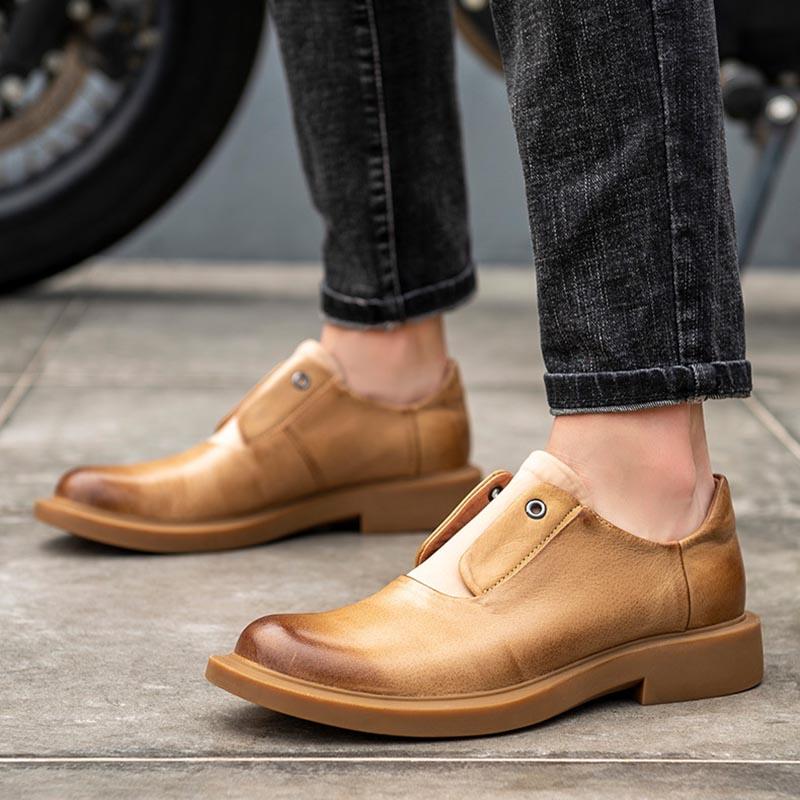 Opp France Vintage British Casual Loafers