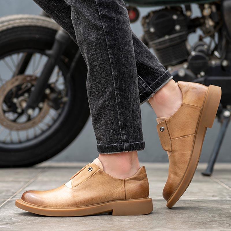 Opp France Vintage British Casual Loafers