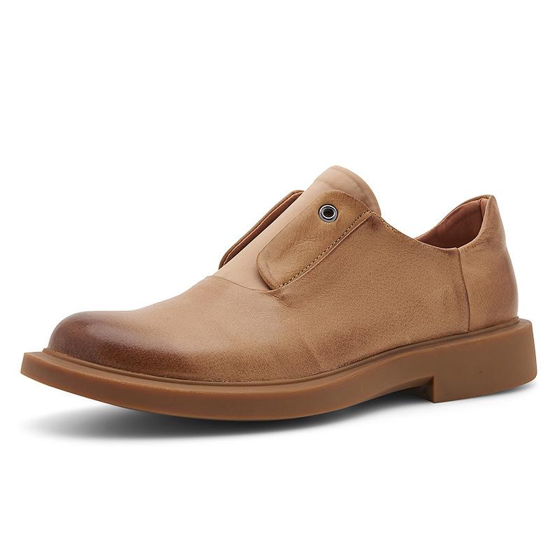 opp france Vintage British Casual Loafers