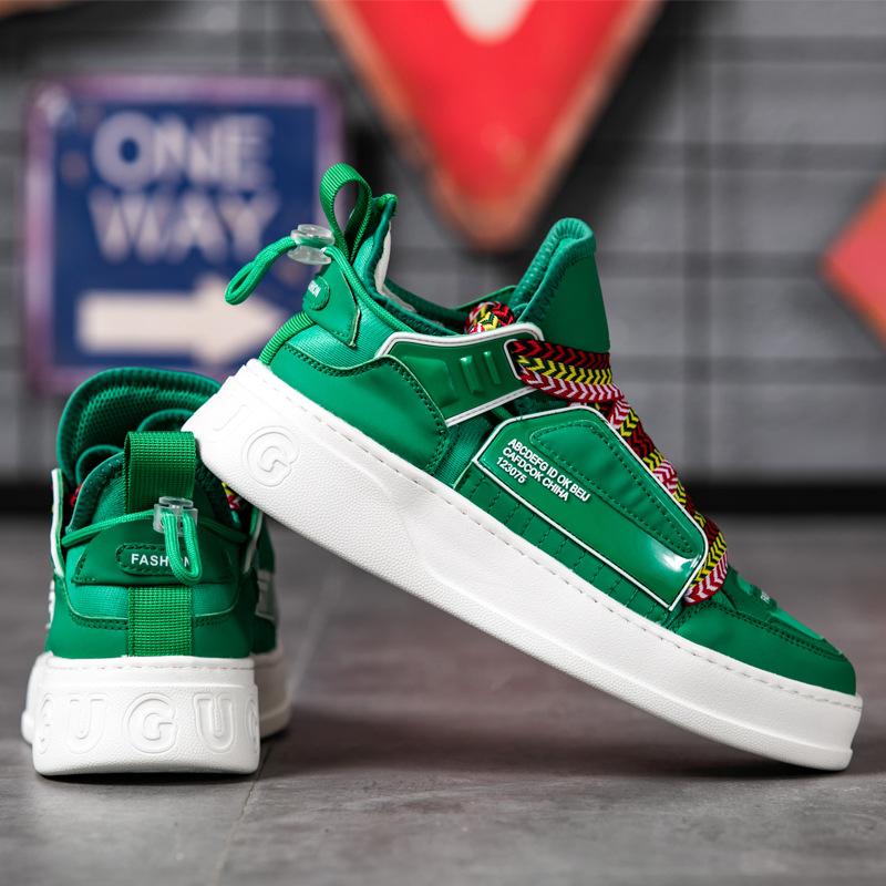 Opp France Wide Lace Platform Casual Shoes