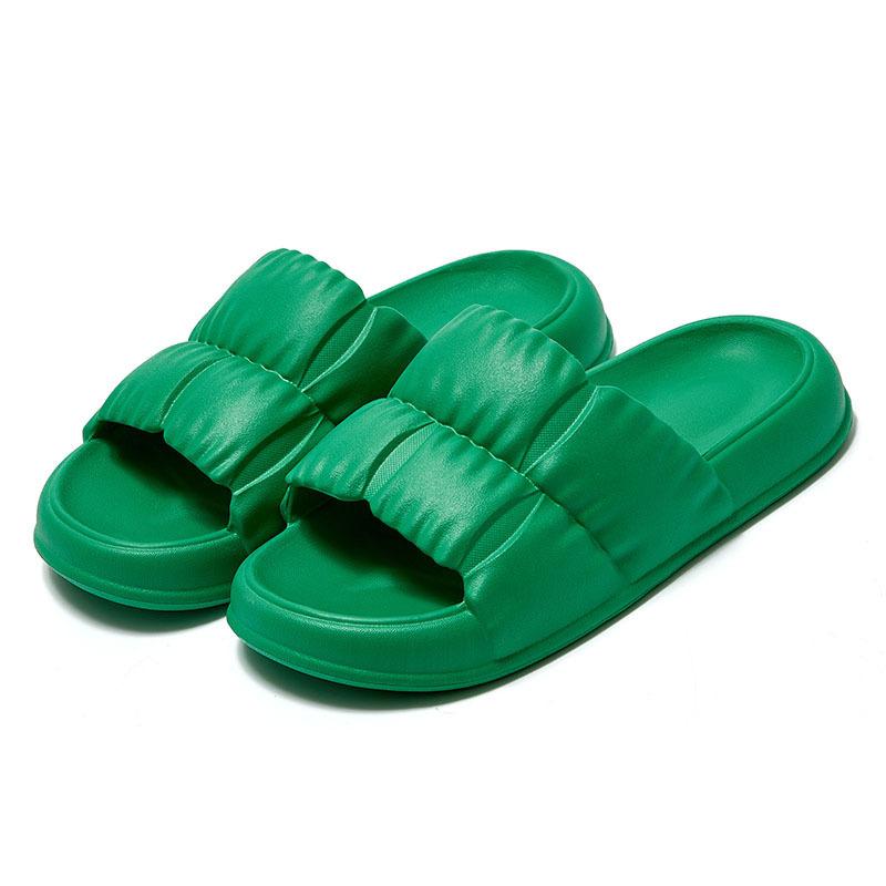 opp france Women Candy EVA Sole Slippers Green