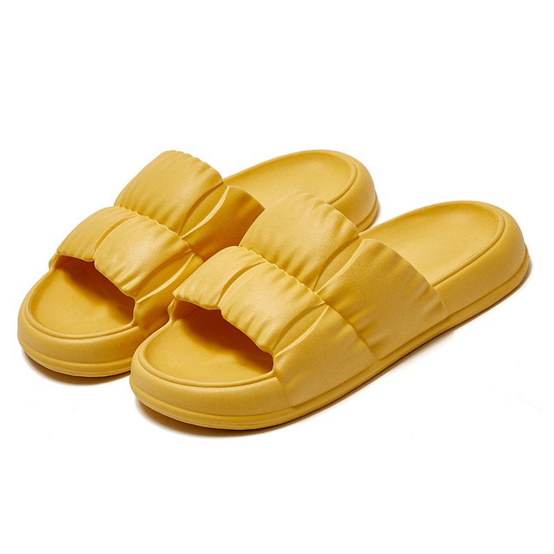 opp france Women Candy EVA Sole Slippers Yellow