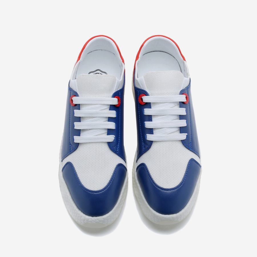 Opp France Women Casual Lace-Up Shoes Blue