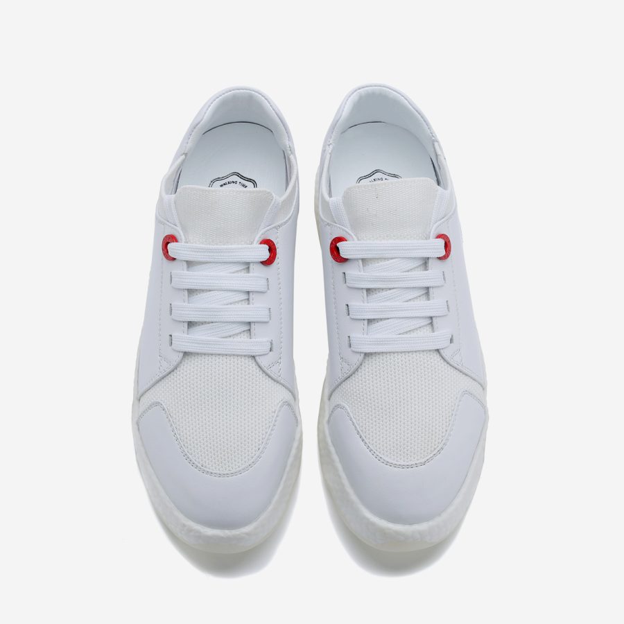Opp France Women Casual Lace-Up Shoes White