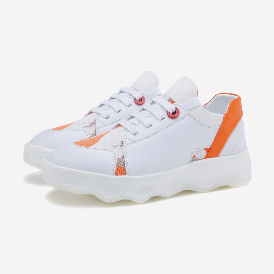 Opp France Women Casual Lace-Up Shoes White